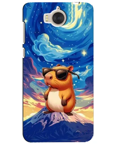 Чехол для Huawei Y5 2017 (MYA) с картинкой «Капибара Ван Гога»
