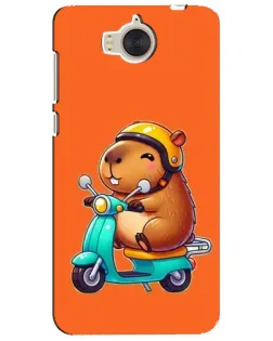 Чехол для Huawei Y5 2017 (MYA) с картинкой «Капибара на скутере» Чехол для Huawei Y5 2017 (MYA) с картинкой «Капибара на скутере»