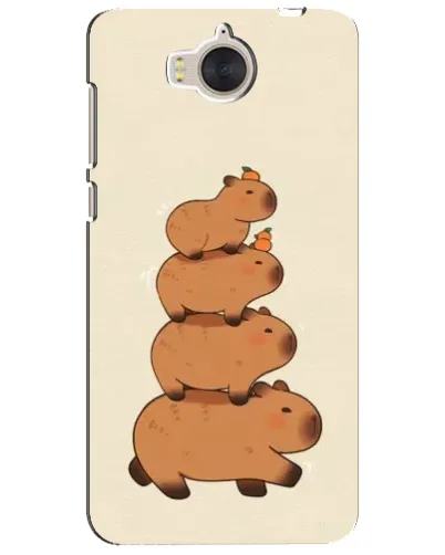 Чехол для Huawei Y5 2017 (MYA) с картинкой «Башня из капибар»