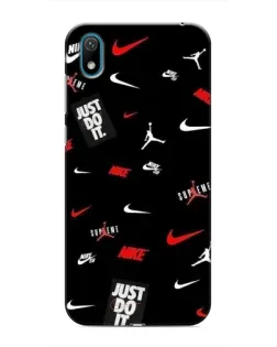 Чехол для Huawei Y5 2019 с картинкой «Nike Mix Pattern»