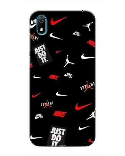 Чехол для Huawei Y5 2019 с картинкой «Nike Mix Pattern»