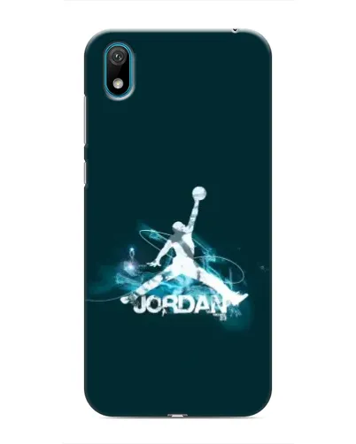 Чехол для Huawei Y5 2019 с картинкой «Jordan Blue Fire»