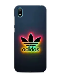 Чехол для Huawei Y5 2019 с картинкой «Неоновый Adidas»