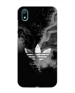 Чехол для Huawei Y5 2019 с картинкой «Абстрактный дым Adidas»