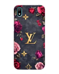 Чехол для Huawei Y5 2019 с картинкой «Цветочный Louis Vuitton»