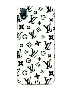 Чехол для Huawei Y5 2019 с картинкой «Монохромный хаос LV»
