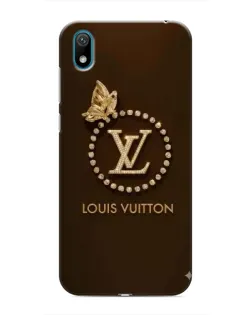 Чехол для Huawei Y5 2019 с картинкой «LV — золотая печать»