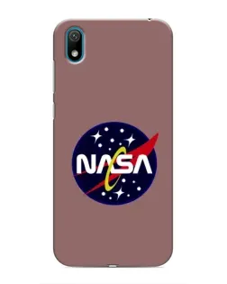 Чехол для Huawei Y5 2019 с картинкой «NASA — ретро космос»