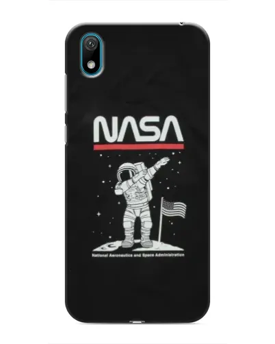 Чехол для Huawei Y5 2019 с картинкой «NASA — шагаем по Луне» Чехол для Huawei Y5 2019 с картинкой «NASA — шагаем по Луне»