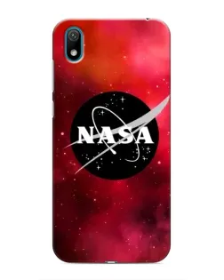 Чехол для Huawei Y5 2019 с картинкой «NASA — красная туманность»