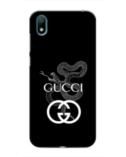 Чехол для Huawei Y5 2019 с картинкой «Gucci — серебряная змея»