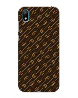Чехол для Huawei Y5 2019 с картинкой «Gucci — золотые диагонали»