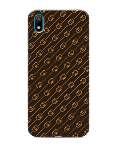 Чехол для Huawei Y5 2019 с картинкой «Gucci — золотые диагонали»