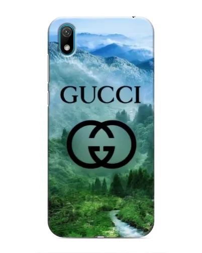 Чехол для Huawei Y5 2019 с картинкой «Gucci — горный пейзаж»