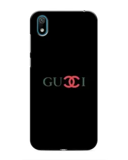Чехол для Huawei Y5 2019 с картинкой «Gucci — красный градиент»