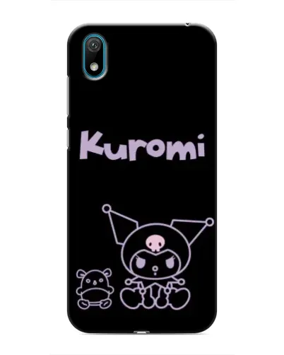Чехол для Huawei Y5 2019 с картинкой «Kuromi — черный минимализм» Чехол для Huawei Y5 2019 с картинкой «Kuromi — черный минимализм»