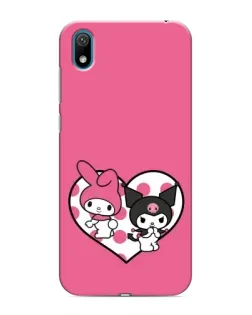 Чехол для Huawei Y5 2019 с картинкой «Kuromi и My Melody»