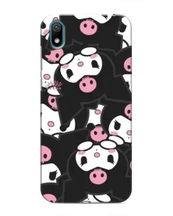 Чехол для Huawei Y5 2019 с картинкой «Паттерн голов Куроми»