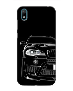 Чехол для Huawei Y5 2019 с картинкой «Темный силуэт BMW»
