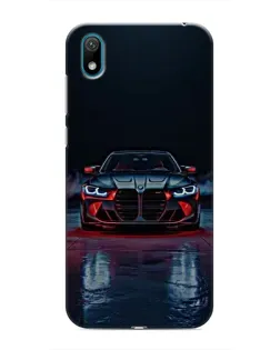 Чехол для Huawei Y5 2019 с картинкой «BMW на мокрой дороге»