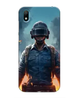 Чехол для Huawei Y5 2019 с картинкой «PUBG — реалистичный герой»