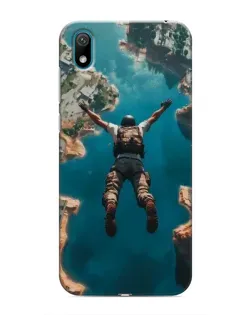 Чехол для Huawei Y5 2019 с картинкой «PUBG — свободное падение»