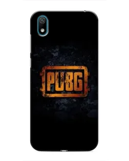 Чехол для Huawei Y5 2019 с картинкой «PUBG — золотой логотип»