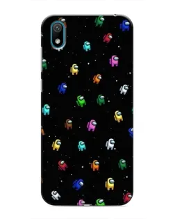 Чехол для Huawei Y5 2019 с картинкой «Экипаж Among Us»