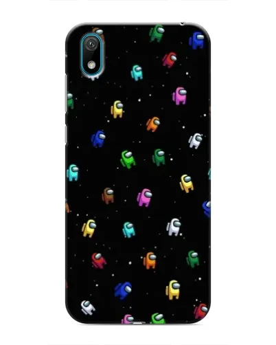 Чехол для Huawei Y5 2019 с картинкой «Экипаж Among Us»