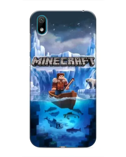 Чехол для Huawei Y5 2019 с картинкой «Minecraft ледяной мир» Чехол для Huawei Y5 2019 с картинкой «Minecraft ледяной мир»