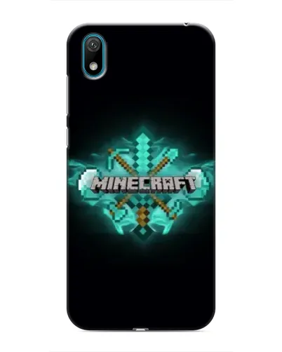 Чехол для Huawei Y5 2019 с картинкой «Minecraft Diamond лого» Чехол для Huawei Y5 2019 с картинкой «Minecraft Diamond лого»