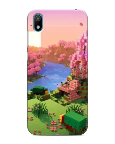 Чехол для Huawei Y5 2019 с картинкой «Розовое дерево Minecraft» Чехол для Huawei Y5 2019 с картинкой «Розовое дерево Minecraft»