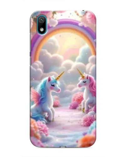 Чехол для Huawei Y5 2019 с картинкой «Радуга и единороги» Чехол для Huawei Y5 2019 с картинкой «Радуга и единороги»