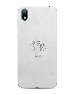 Чехол для Huawei Y5 2019 с картинкой «Иоанна 3:16 Крест» Чехол для Huawei Y5 2019 с картинкой «Иоанна 3:16 Крест»