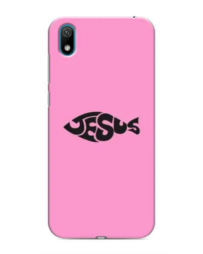 Чехол для Huawei Y5 2019 с картинкой «Розовый символ Jesus» Чехол для Huawei Y5 2019 с картинкой «Розовый символ Jesus»
