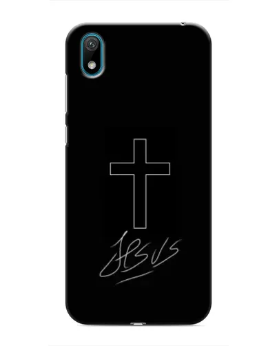 Чохол для Huawei Y5 2019 з картинкою «Графічний хрест Jesus» Чохол для Huawei Y5 2019 з картинкою «Графічний хрест Jesus»