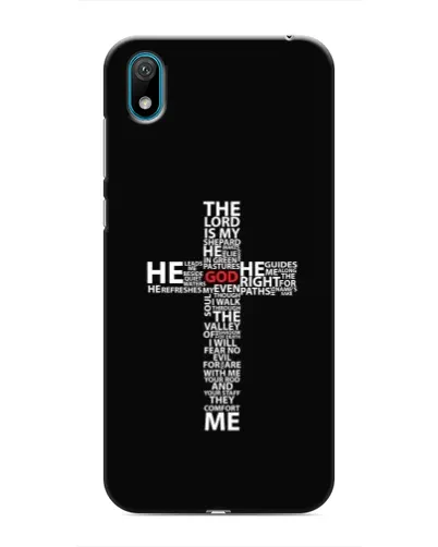 Чохол для Huawei Y5 2019 з картинкою «Текстовий хрест» Чохол для Huawei Y5 2019 з картинкою «Текстовий хрест»