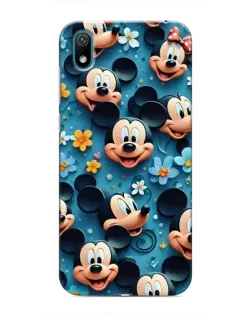 Чехол для Huawei Y5 2019 с картинкой «Паттерн Микки и Минни»