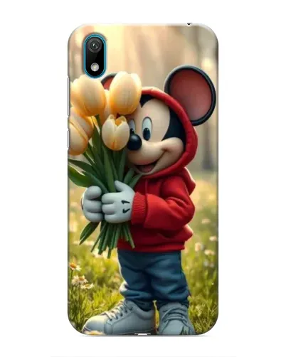 Чехол для Huawei Y5 2019 с картинкой «Микки с тюльпанами» Чехол для Huawei Y5 2019 с картинкой «Микки с тюльпанами»