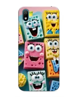 Чехол для Huawei Y5 2019 с картинкой «Цветные губки»