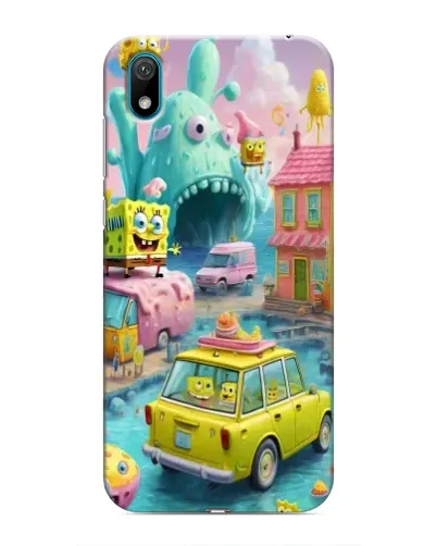 Чехол для Huawei Y5 2019 с картинкой «Монстр-трак приключения»