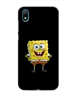Чехол для Huawei Y5 2019 с картинкой «Классический Губка Боб»