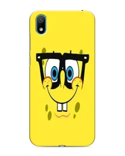 Чехол для Huawei Y5 2019 с картинкой «Минималистичный Спанч Боб»
