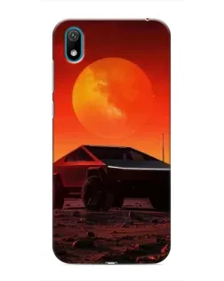 Чехол для Huawei Y5 2019 с картинкой «Cybertruck на Марсе»