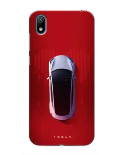 Чехол для Huawei Y5 2019 с картинкой «Tesla Top View»