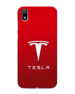 Чехол для Huawei Y5 2019 с картинкой «Tesla Red Classic»