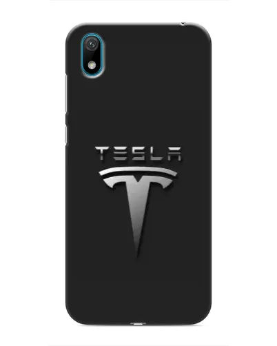 Чехол для Huawei Y5 2019 с картинкой «Стальной логотип Tesla» Чехол для Huawei Y5 2019 с картинкой «Стальной логотип Tesla»