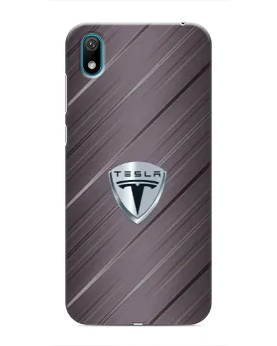 Чехол для Huawei Y5 2019 с картинкой «Металлическая текстура Tesla» Чехол для Huawei Y5 2019 с картинкой «Металлическая текстура Tesla»