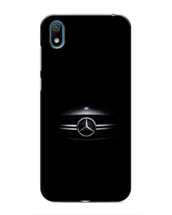 Чехол для Huawei Y5 2019 с картинкой «Mercedes — абстрактные линии»