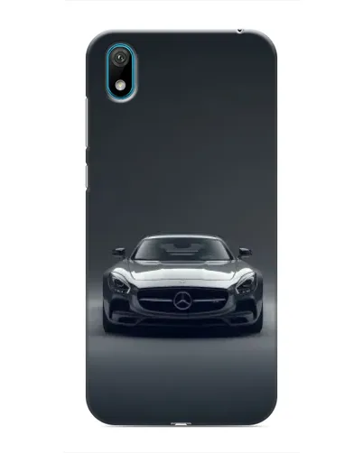 Чехол для Huawei Y5 2019 с картинкой «Mercedes на черном»